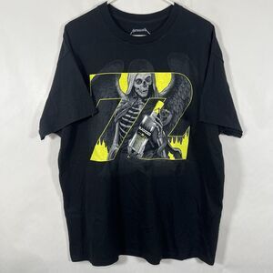 Metallica Blackened M72 2023 Tour T Shirt Mens XL Black Double Sided Concert